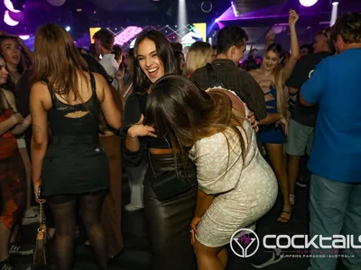 A professional photo of guests enjoying themselves at Cocktails Nightclub from our gallery.