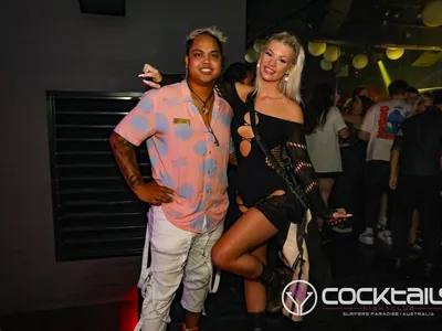 A professional photo of guests enjoying themselves at Cocktails Nightclub from our gallery.