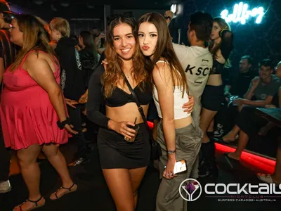 A professional photo of guests enjoying themselves at Cocktails Nightclub from our gallery.