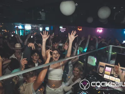 A professional photo of guests enjoying themselves at Cocktails Nightclub from our gallery.