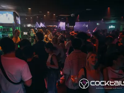 A professional photo of guests enjoying themselves at Cocktails Nightclub from our gallery.