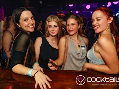 A professional photo of guests enjoying themselves at Cocktails Nightclub from our gallery.