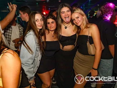 A professional photo of guests enjoying themselves at Cocktails Nightclub from our gallery.