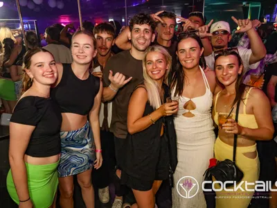 A professional photo of guests enjoying themselves at Cocktails Nightclub from our gallery.