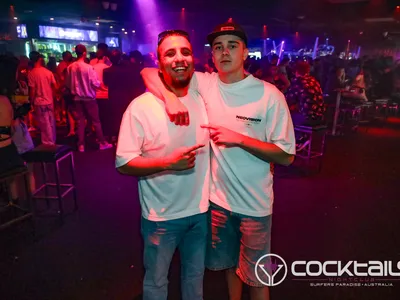 A professional photo of guests enjoying themselves at Cocktails Nightclub from our gallery.