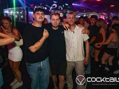 A professional photo of guests enjoying themselves at Cocktails Nightclub from our gallery.