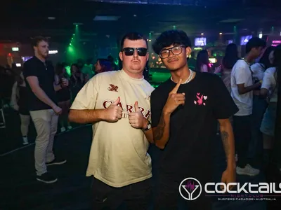 A professional photo of guests enjoying themselves at Cocktails Nightclub from our gallery.