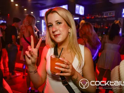 A professional photo of guests enjoying themselves at Cocktails Nightclub from our gallery.