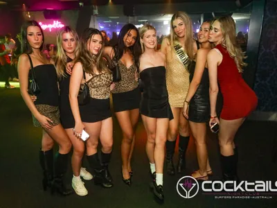 A professional photo of guests enjoying themselves at Cocktails Nightclub from our gallery.