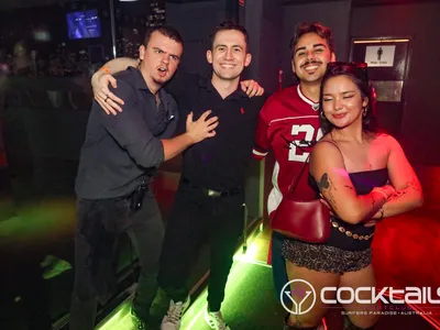 A professional photo of guests enjoying themselves at Cocktails Nightclub from our gallery.