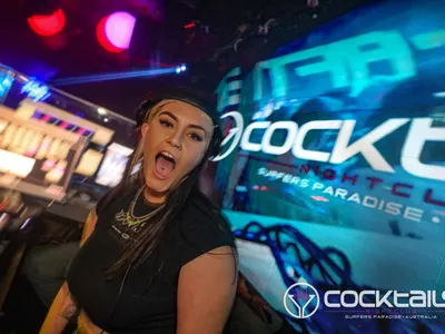 A professional photo of guests enjoying themselves at Cocktails Nightclub from our gallery.