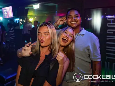 A professional photo of guests enjoying themselves at Cocktails Nightclub from our gallery.