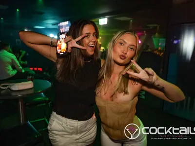 A professional photo of guests enjoying themselves at Cocktails Nightclub from our gallery.