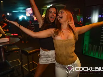 A professional photo of guests enjoying themselves at Cocktails Nightclub from our gallery.