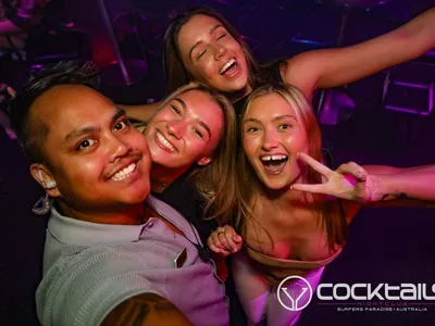 A professional photo of guests enjoying themselves at Cocktails Nightclub from our gallery.