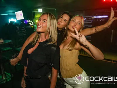 A professional photo of guests enjoying themselves at Cocktails Nightclub from our gallery.