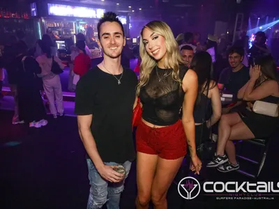 A professional photo of guests enjoying themselves at Cocktails Nightclub from our gallery.