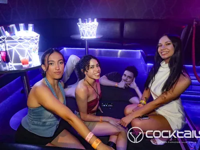 A professional photo of guests enjoying themselves at Cocktails Nightclub from our gallery.