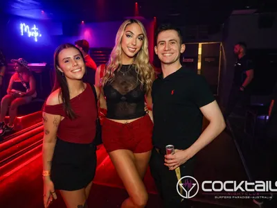 A professional photo of guests enjoying themselves at Cocktails Nightclub from our gallery.