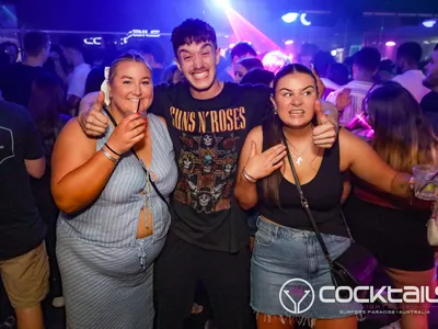 A professional photo of guests enjoying themselves at Cocktails Nightclub from our gallery.