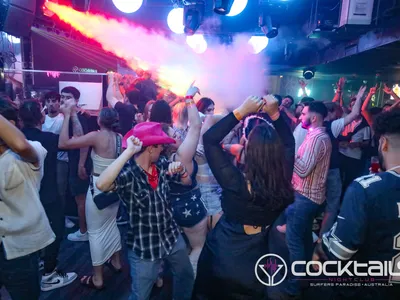 A professional photo of guests enjoying themselves at Cocktails Nightclub from our gallery.