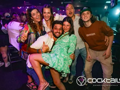 A professional photo of guests enjoying themselves at Cocktails Nightclub from our gallery.