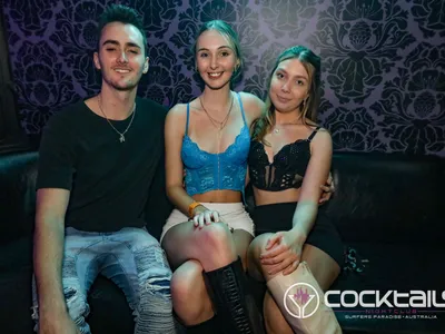 A professional photo of guests enjoying themselves at Cocktails Nightclub from our gallery.