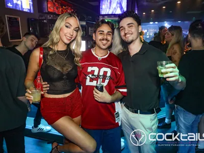 A professional photo of guests enjoying themselves at Cocktails Nightclub from our gallery.