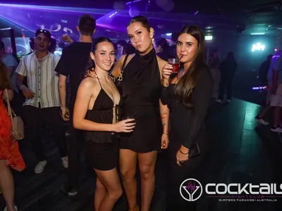 A professional photo of guests enjoying themselves at Cocktails Nightclub from our gallery.