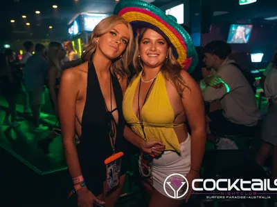 A professional photo of guests enjoying themselves at Cocktails Nightclub from our gallery.