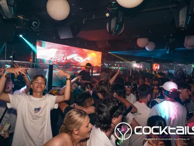 A professional photo of guests enjoying themselves at Cocktails Nightclub from our gallery.