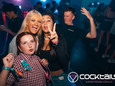 A professional photo of guests enjoying themselves at Cocktails Nightclub from our gallery.