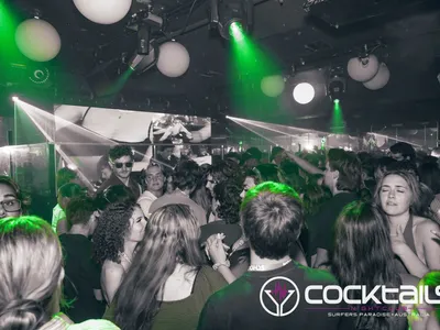 A professional photo of guests enjoying themselves at Cocktails Nightclub from our gallery.