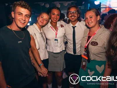 A professional photo of guests enjoying themselves at Cocktails Nightclub from our gallery.