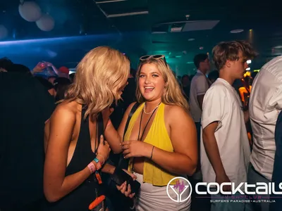 A professional photo of guests enjoying themselves at Cocktails Nightclub from our gallery.