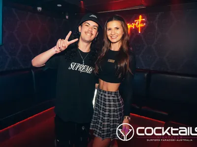 A professional photo of guests enjoying themselves at Cocktails Nightclub from our gallery.