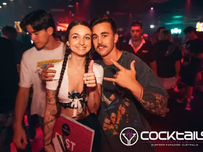 A professional photo of guests enjoying themselves at Cocktails Nightclub from our gallery.