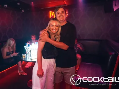 A professional photo of guests enjoying themselves at Cocktails Nightclub from our gallery.