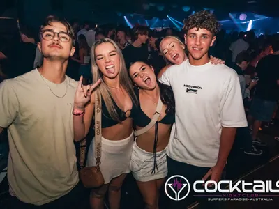 A professional photo of guests enjoying themselves at Cocktails Nightclub from our gallery.