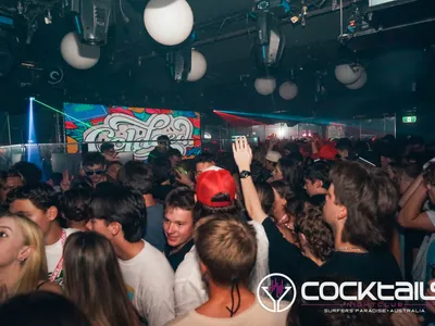 A professional photo of guests enjoying themselves at Cocktails Nightclub from our gallery.