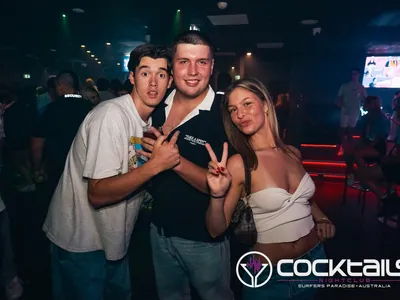 A professional photo of guests enjoying themselves at Cocktails Nightclub from our gallery.