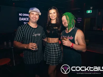 A professional photo of guests enjoying themselves at Cocktails Nightclub from our gallery.