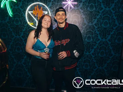 A professional photo of guests enjoying themselves at Cocktails Nightclub from our gallery.