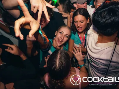 A professional photo of guests enjoying themselves at Cocktails Nightclub from our gallery.