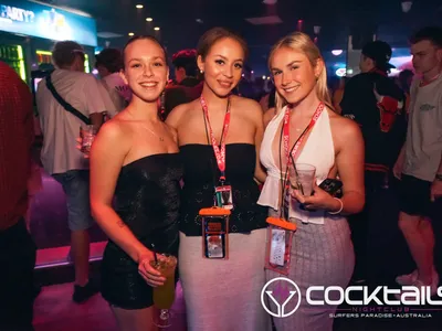 A professional photo of guests enjoying themselves at Cocktails Nightclub from our gallery.