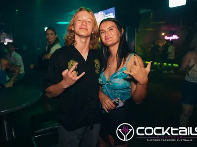 A professional photo of guests enjoying themselves at Cocktails Nightclub from our gallery.