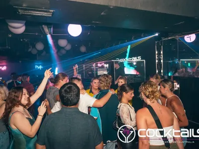 A professional photo of guests enjoying themselves at Cocktails Nightclub from our gallery.