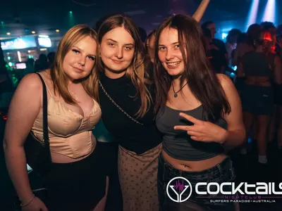 A professional photo of guests enjoying themselves at Cocktails Nightclub from our gallery.