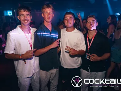 A professional photo of guests enjoying themselves at Cocktails Nightclub from our gallery.