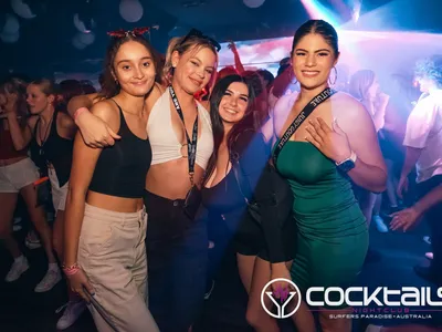 A professional photo of guests enjoying themselves at Cocktails Nightclub from our gallery.